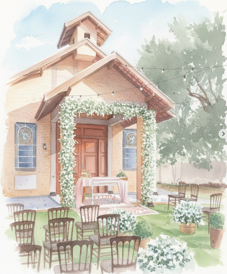 Capela em Aquarela